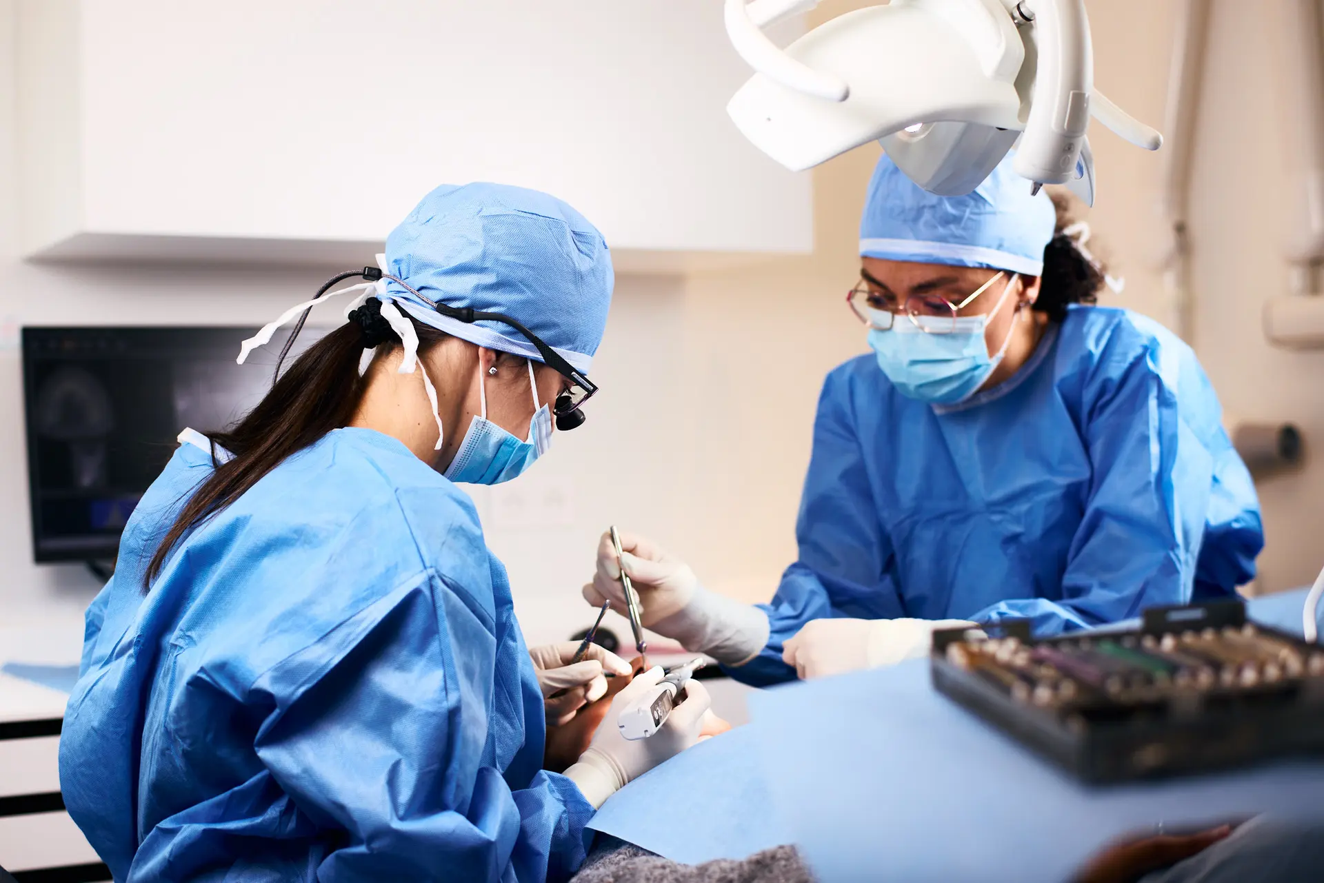 Intervention de chirurgie orthodontique au cabinet